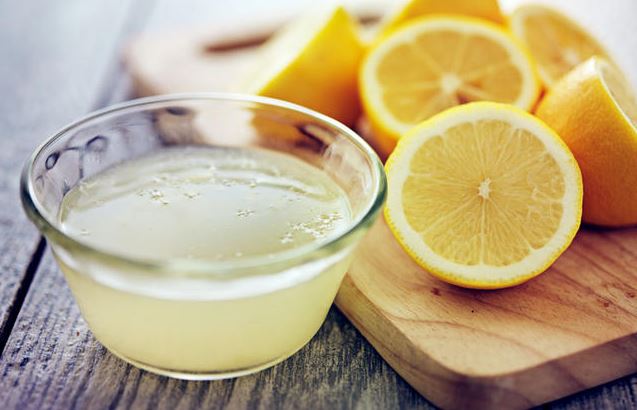sacar manchas oxido limon