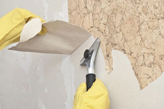 quitar papel de la pared facilmente