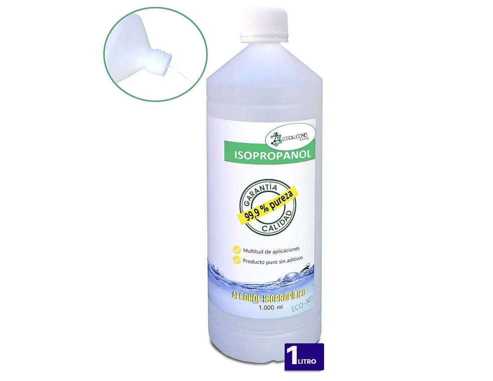alcohol isopropilico para limpiar plata