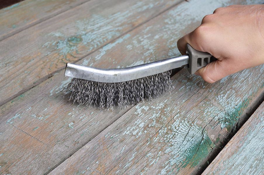 como quitar pintura de la madera facil