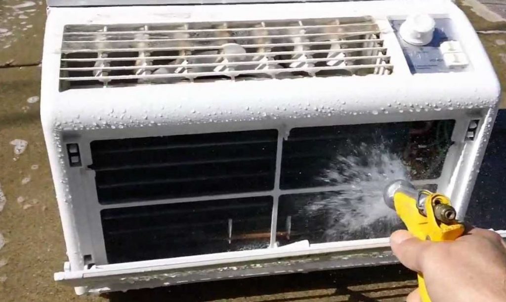 limpiar filtro aire acondicionado ventana