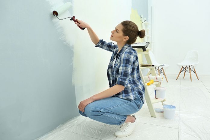 quitar pintura de la pared