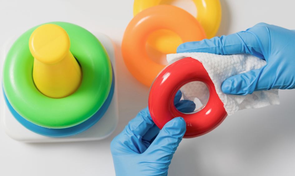 como desinfectar juguetes de plastico