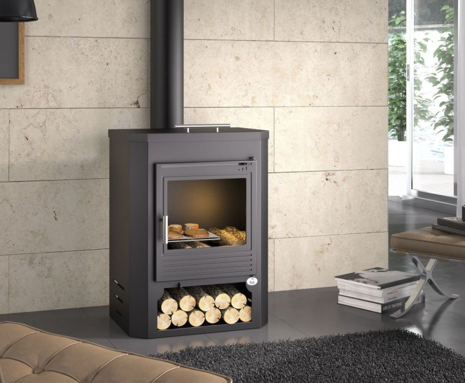 chimenea de doble combustión