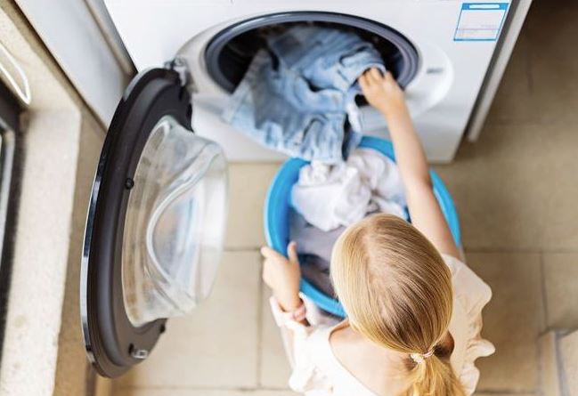 limpiar bayetas en la lavadora